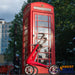 byACRE Ultralight next to a red London phone box