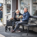 Enjoying a trip out to a cafe with the Topro Troja Classic Rollator