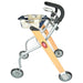 Side view of the Trust Care Lets Go indoor rollator.