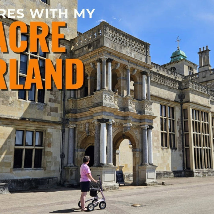 Trudi with byACRE Overland rollator in Audley End House