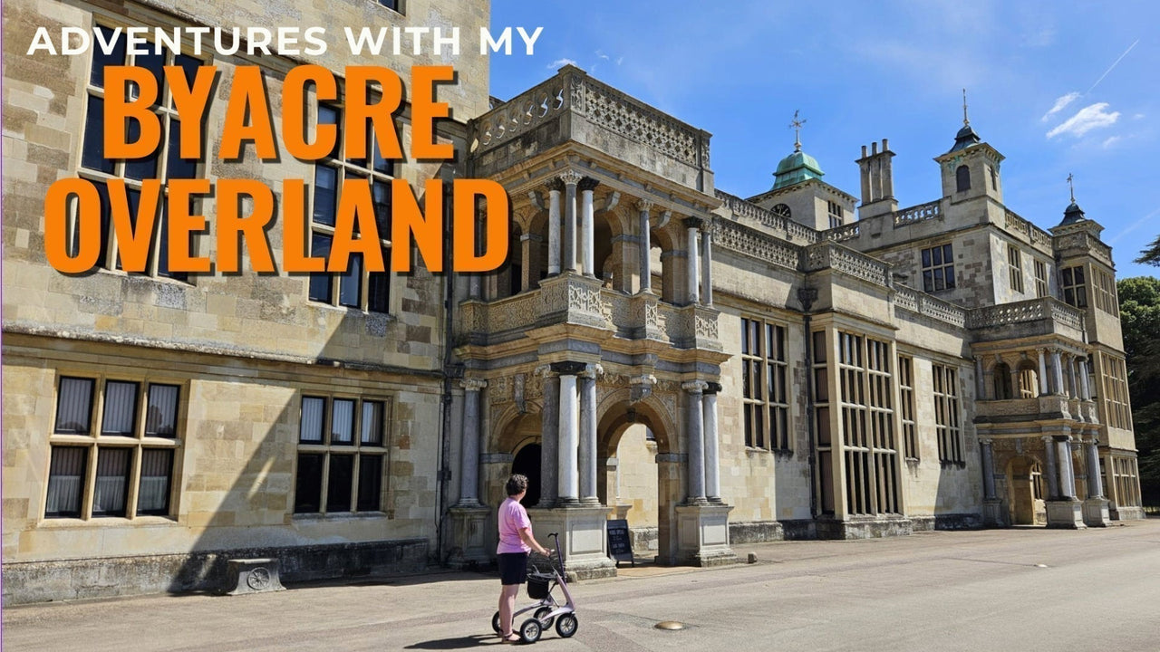 Trudi with byACRE Overland rollator in Audley End House