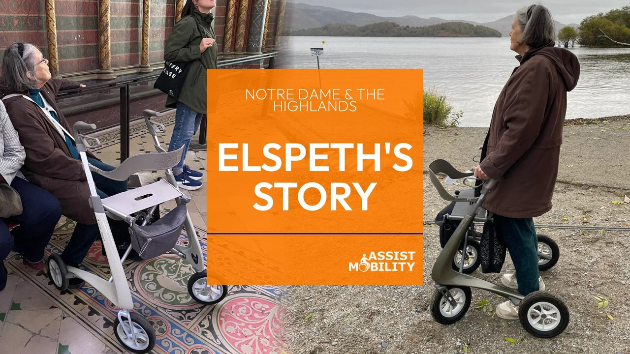 From Notre Dame to the Scottish Highlands: Elspeth’s Rollator Adventures