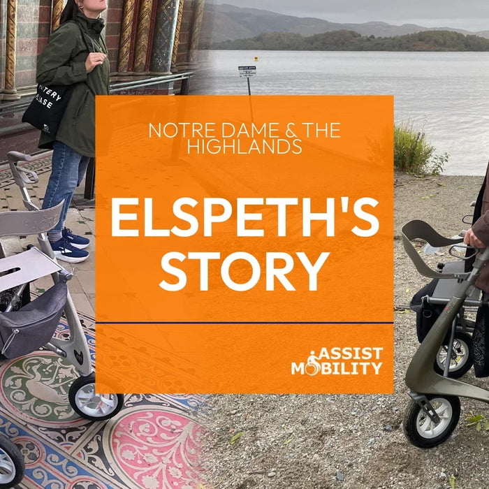 From Notre Dame to the Scottish Highlands: Elspeth’s Rollator Adventures