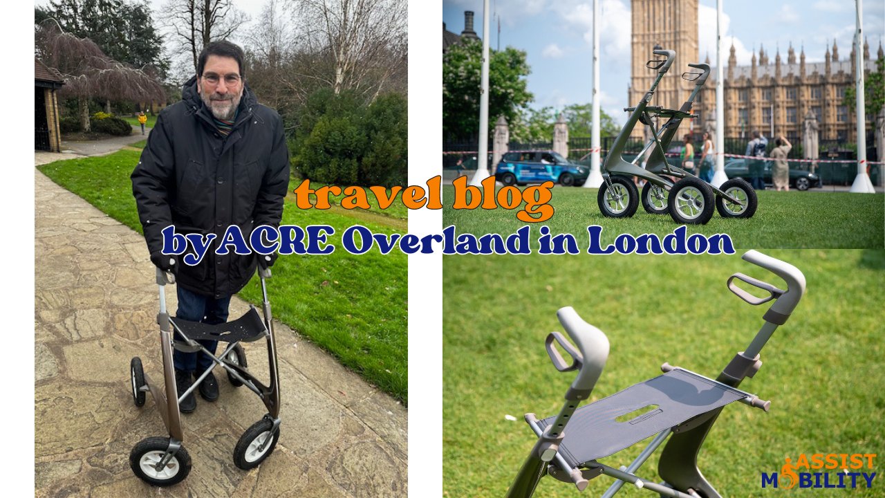 Martin Baum - Multiple Sclerosis Blogger with byACRE Overland Rollator