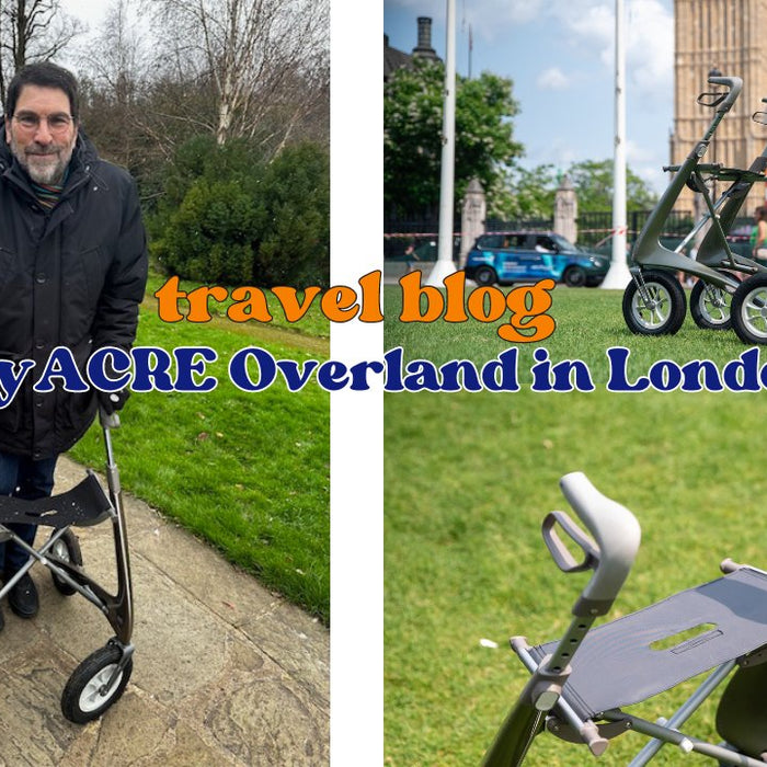 Martin Baum - Multiple Sclerosis Blogger with byACRE Overland Rollator