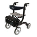 Drive Nitro rollator in black with backrest and bag attached
