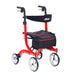 Drive Nitro rollator in red with backrest and bag