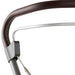 Butler brown leatherette handle with stitching 