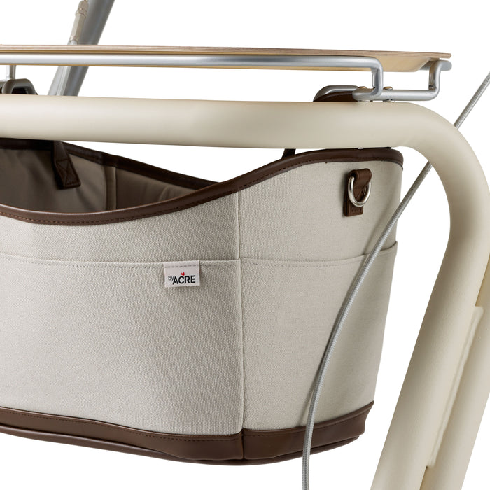 Scandinavian Butler basket close up view