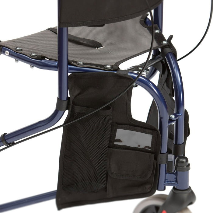 Close up of seat and bag for Drive Triwalker
