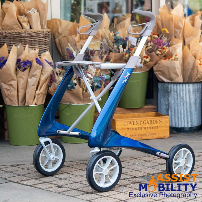 byACRE Ultralight Rollator in Blue in UK Market