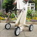 Close up of the Ultralight rollator in Champagne Gold 