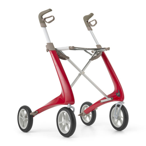 byACRE Carbon Ultralight Rollator in Strawberry Red | Assist Mobility