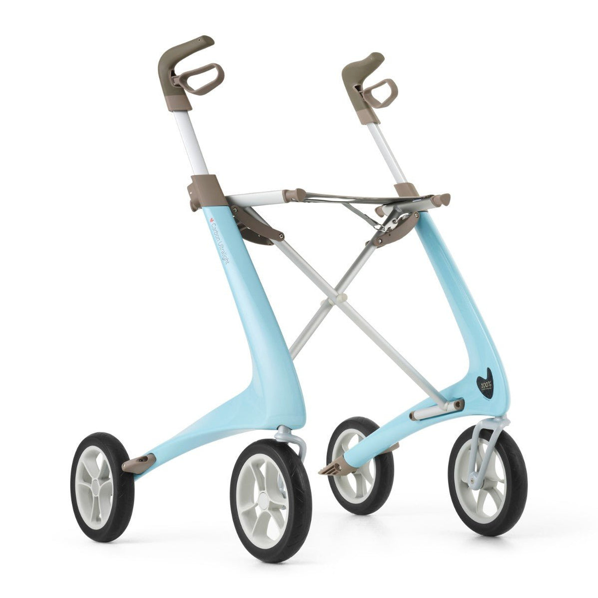 byACRE Carbon Ultralight Rollator in Morning Blue | Assist Mobility