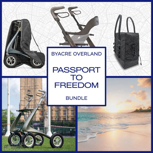 byACRE Overland Rollator Passport to Freedom Product Bundle