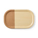 Scandinavian Butler tray with cork side section for non slip transportation