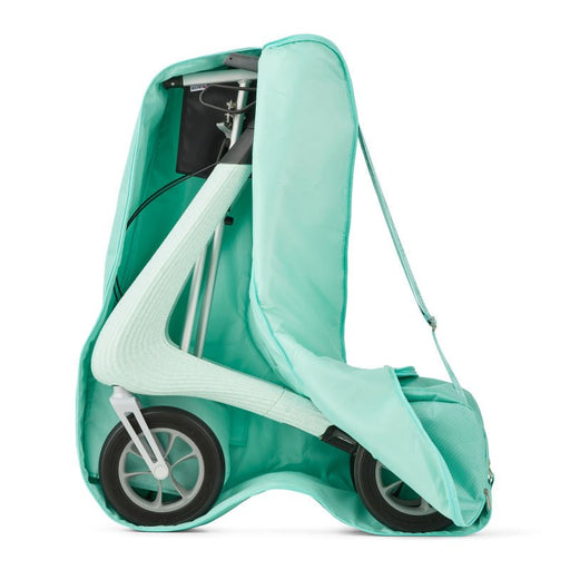Glacier Green Nordic Pioneer sitting neatly in the byACRE travel bag
