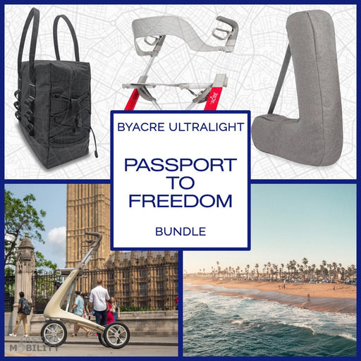 byACRE Ultralight Rollator Passport to Freedom Product Bundle