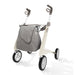 Weekend Bag fitted to an Oyster White byACRE Ultralight rollator