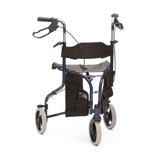Drive Triwalker in blue with bag, seat and backrest