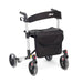 Drive X fold Rollator in silver with backrest and bag fitted