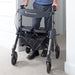 Gentleman walking comfortably with the HD rollator in the home