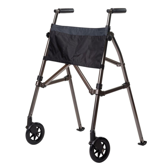 EZ Fold N Go Walker - 2 wheels and gliders