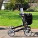 Mobilex Gepard carbon fibre rollator in the garden 