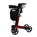 Mobilex Leopard Rollator shown in red in the closed position