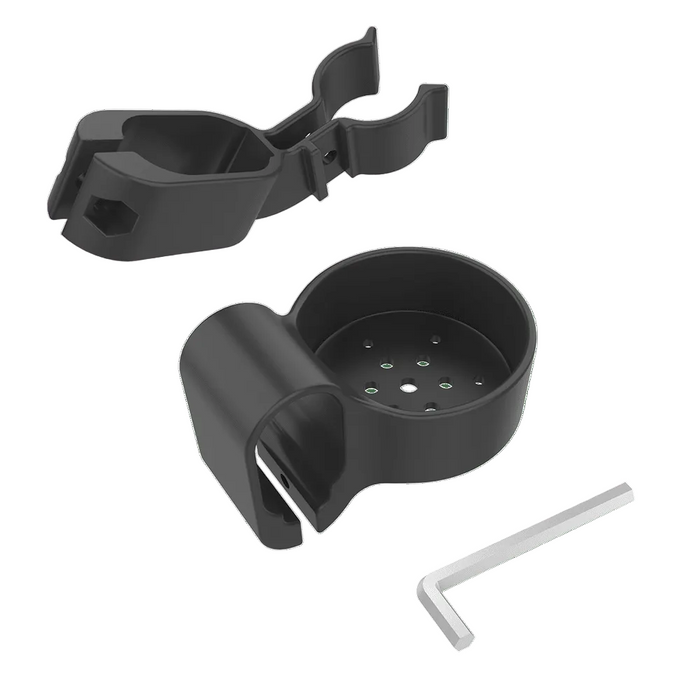 Handy crutch cane holder for the indoor Rehaense Space I Pixel Rollator 