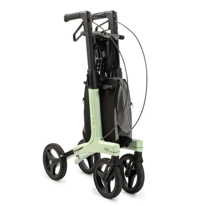 Rollz Air Rollator in Mint Green folded