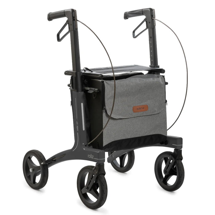 The Rollz Air Rollator in Coal Black