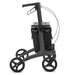 The profile of the Rollz Air Rollator in Coal Black