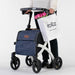 Rollz Flex white with denim bag out shopping made easy with hooks