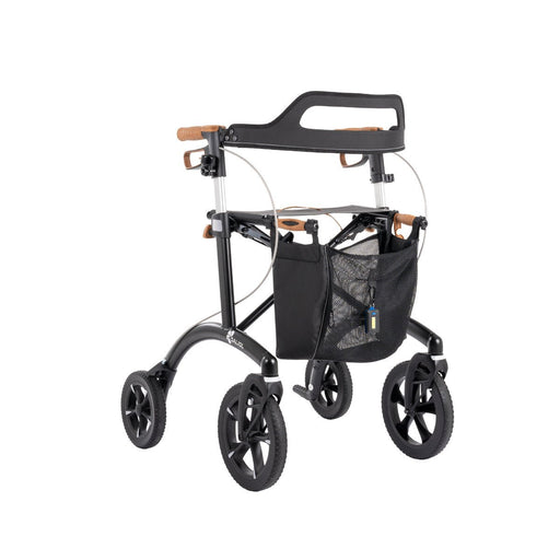 Saljol Allround rollator in Magic Black at Assist Mobility