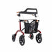 Saljol Allround rollator in Barolo Red at Assist Mobility