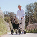 Saljol ALU rollator.  Easy to use and enjoy trips to the countryside.  Lightweight light, and bright.