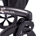 Saljol logo on the ALU rollator.