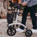 Side profile of the Saljol ALU rollator 