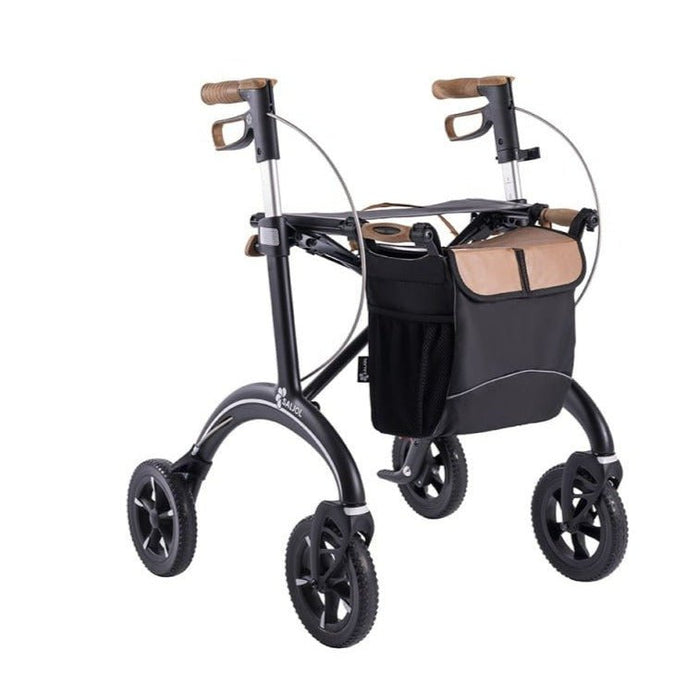 Saljol Carbon rollator in Matt Black