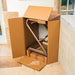 The Saljol Page indoor rollator in the box that it comes with. 