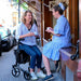 GEMINO 30 Carbon - two ladies enjoying a chat and coffee outside a cafe