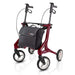 Topro Pegasus carbon fibre rollator in Wine Red