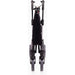 Troja Original Black Series rollator folded neat and tidy