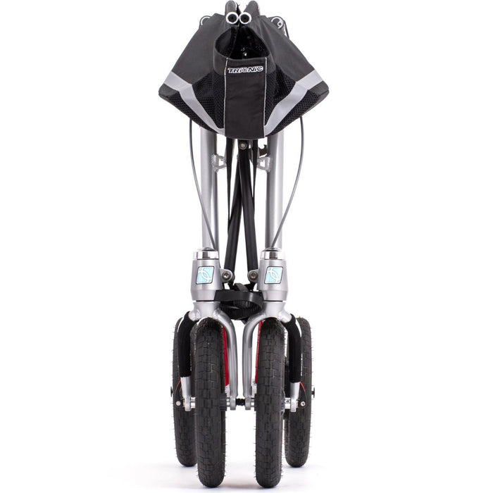 Trionic walker with pneaumatic tyres folded at Assist Mobility 