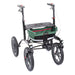 Trionic walker with 14 inch pneaumatic tyres at Assist Mobility with green bag