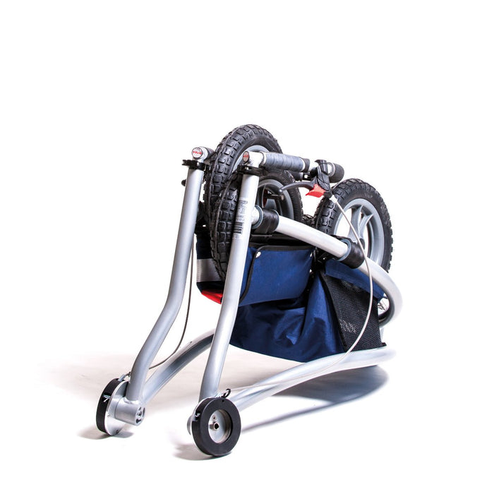 Trionic Veloped walker folded without wheels attached