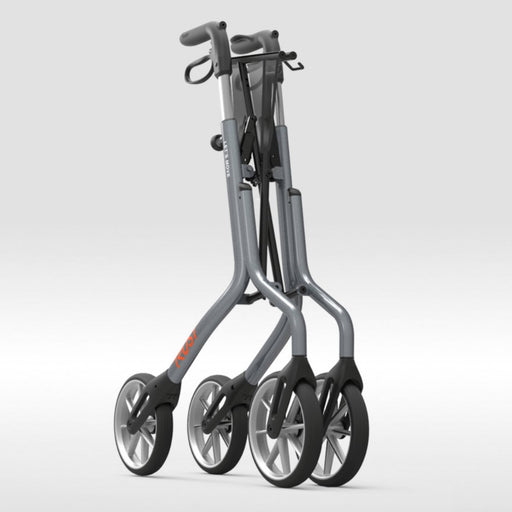 Trust Care Lets Move rollator folded neat and tidy
