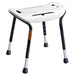 Trust Care Shower Stool White with Black legs