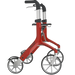 Lts Fly rollator in stylish red .  Simple and chic with the latest design.